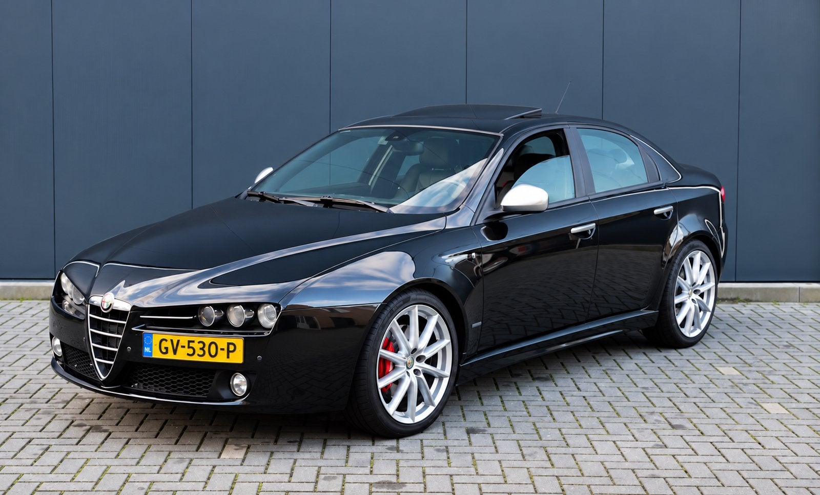 Alfa Romeo 159 3.2 JTS V6 Q4 TI Q-Tronic – motorschade, Auto's, Automaat, 3195 cc, Zwart, 1675 kg
