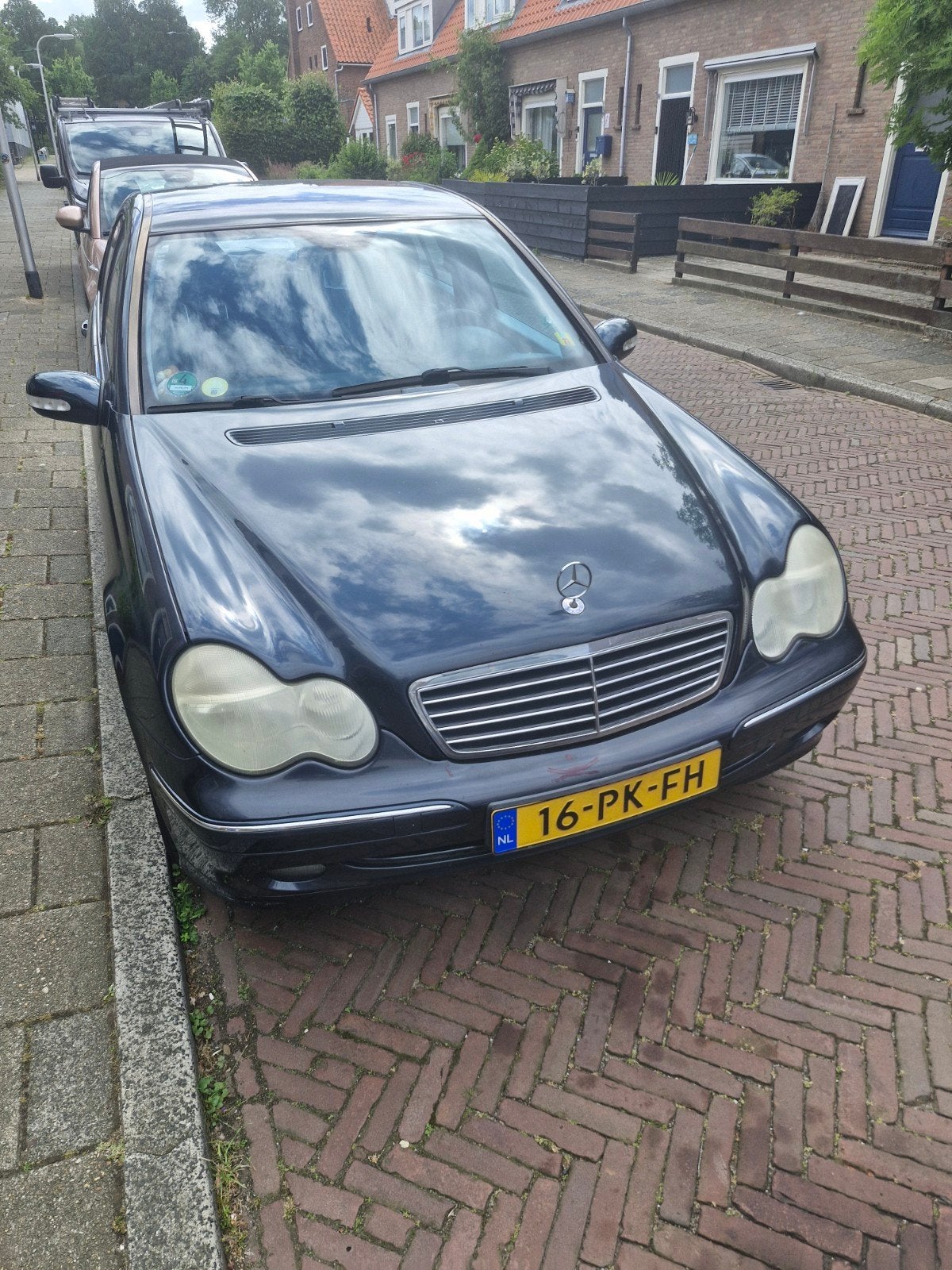 Mercedes-Benz C-Klasse 1.8 C180 Kompr Sedan 2004 Zwart, Achterwielaandrijving, 1796 cc, Zwart, Origineel Nederlands