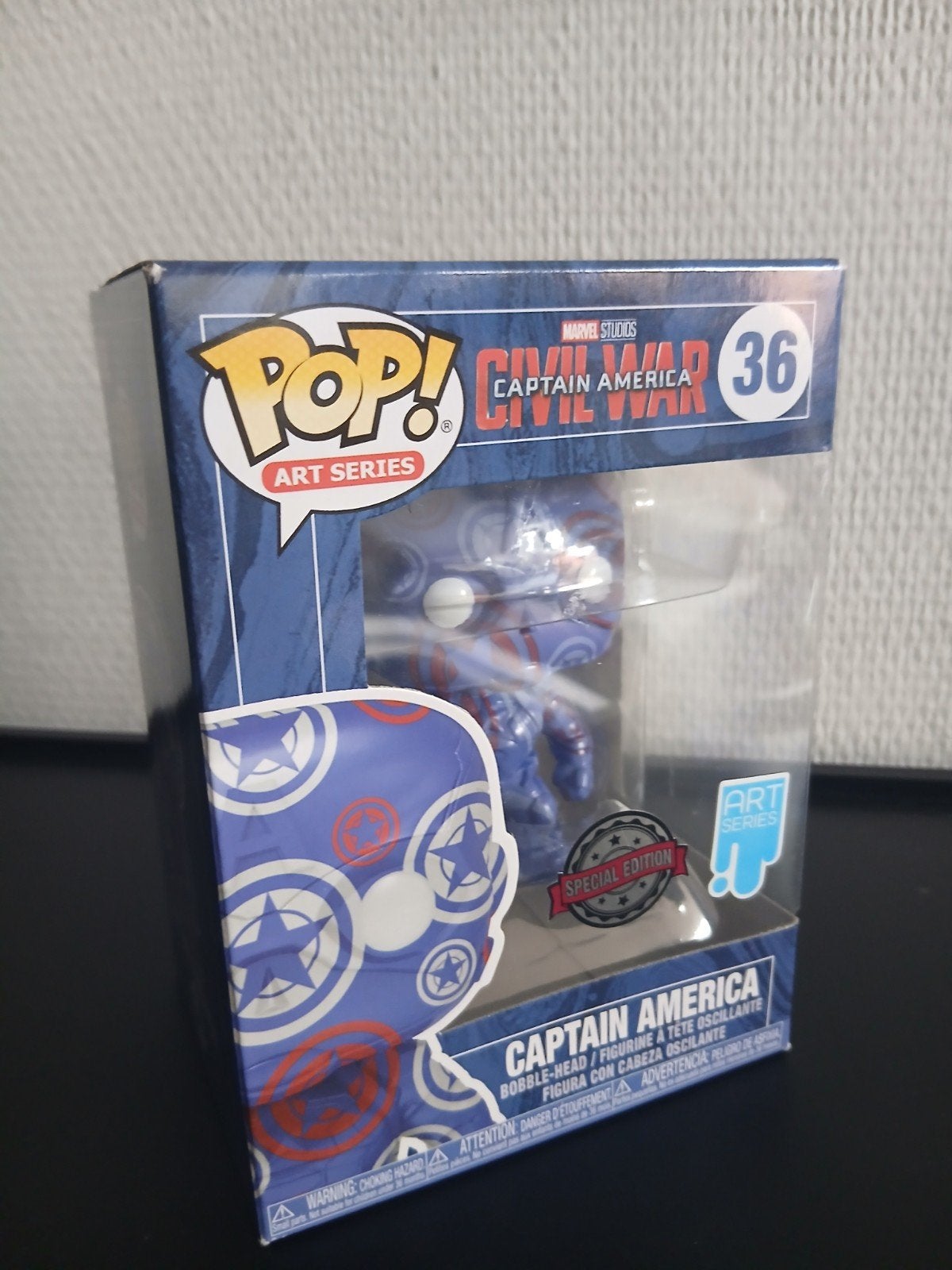 Captain America Art Series Special Edition #36 Funko Pop, Ophalen of Verzenden, Nieuw