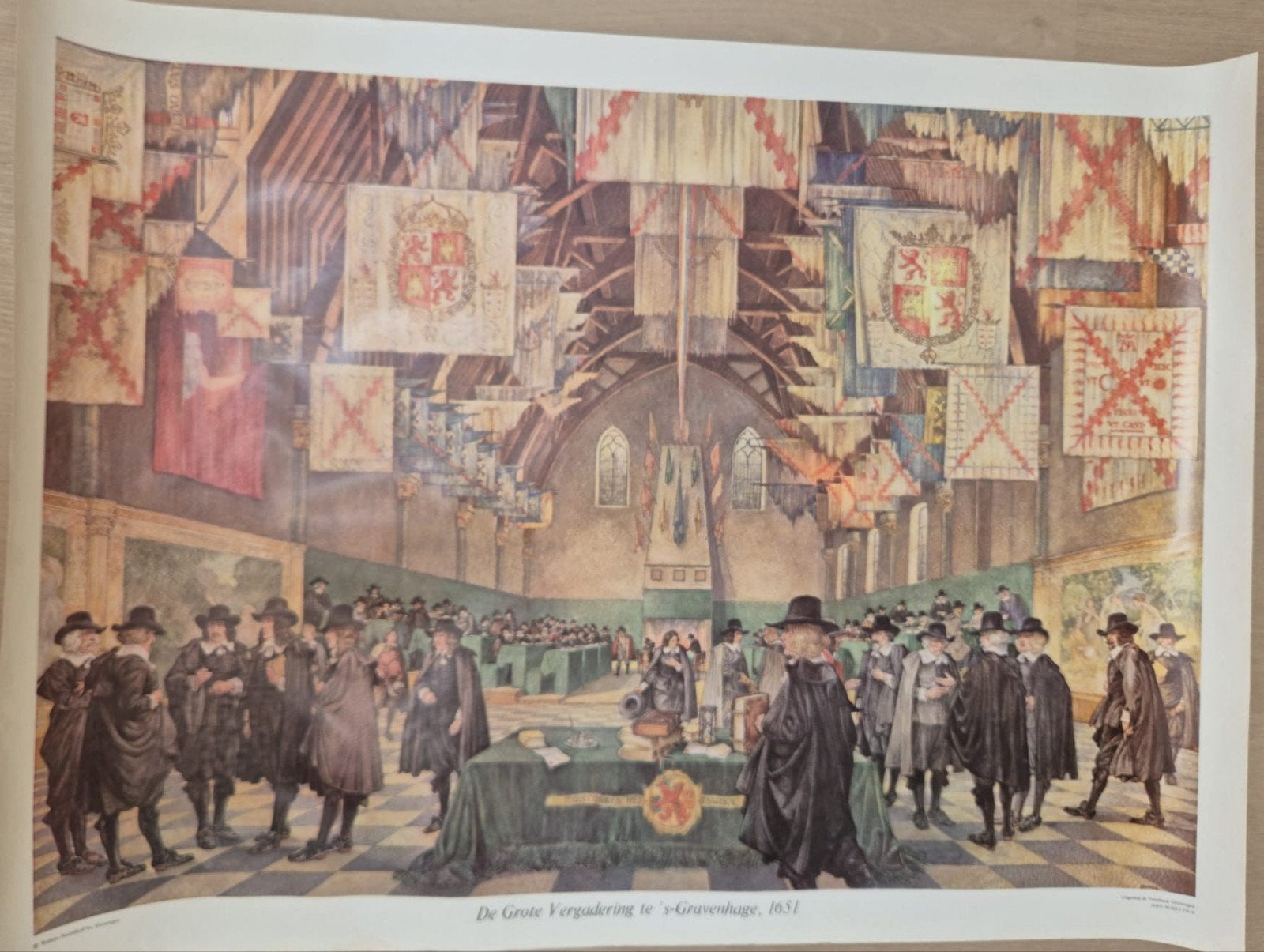 2 Schoolplaten Vaderlandse Geschiedenis Wolters-Noordhoff, Antiek en Kunst, Antiek | Schoolplaten, Ophalen, Geschiedenis