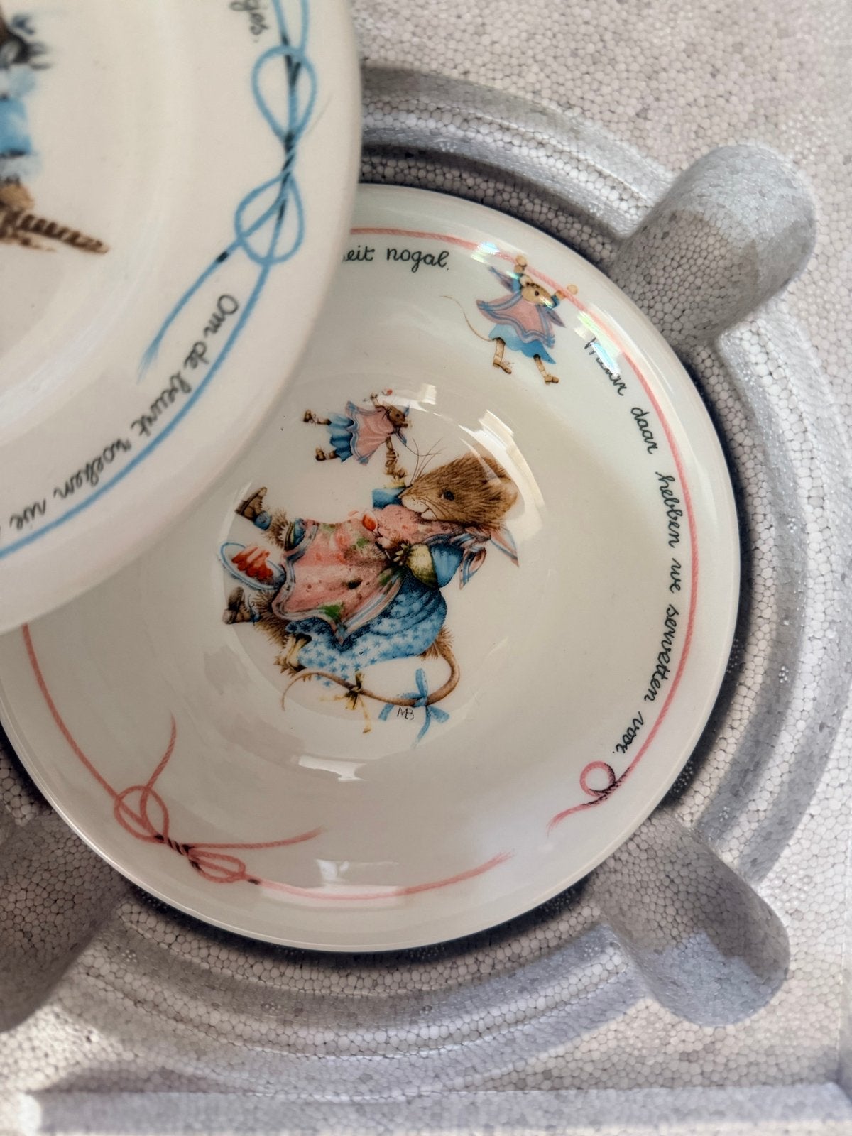 Marjolein Bastin Vera de Muis Kinder Servies Set - Nieuw, Huis en Inrichting, Keuken | Servies, Ophalen, Keramiek, Nieuw, Overige stijlen