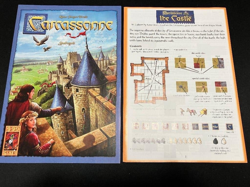 Carcassonne + Carcassonne De Burcht, Ophalen of Verzenden, Zo goed als nieuw