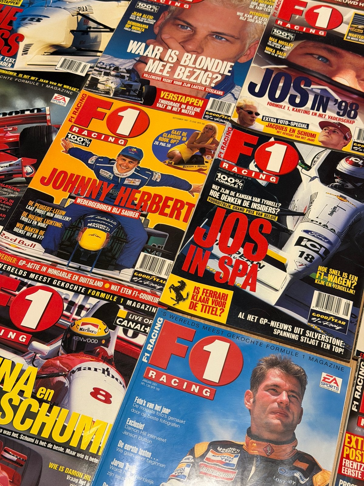 F1 Racing tijdschriften 1997 & 2001 - Jos Verstappen, Boeken, Ophalen of Verzenden, Gelezen, Sport en Vrije tijd