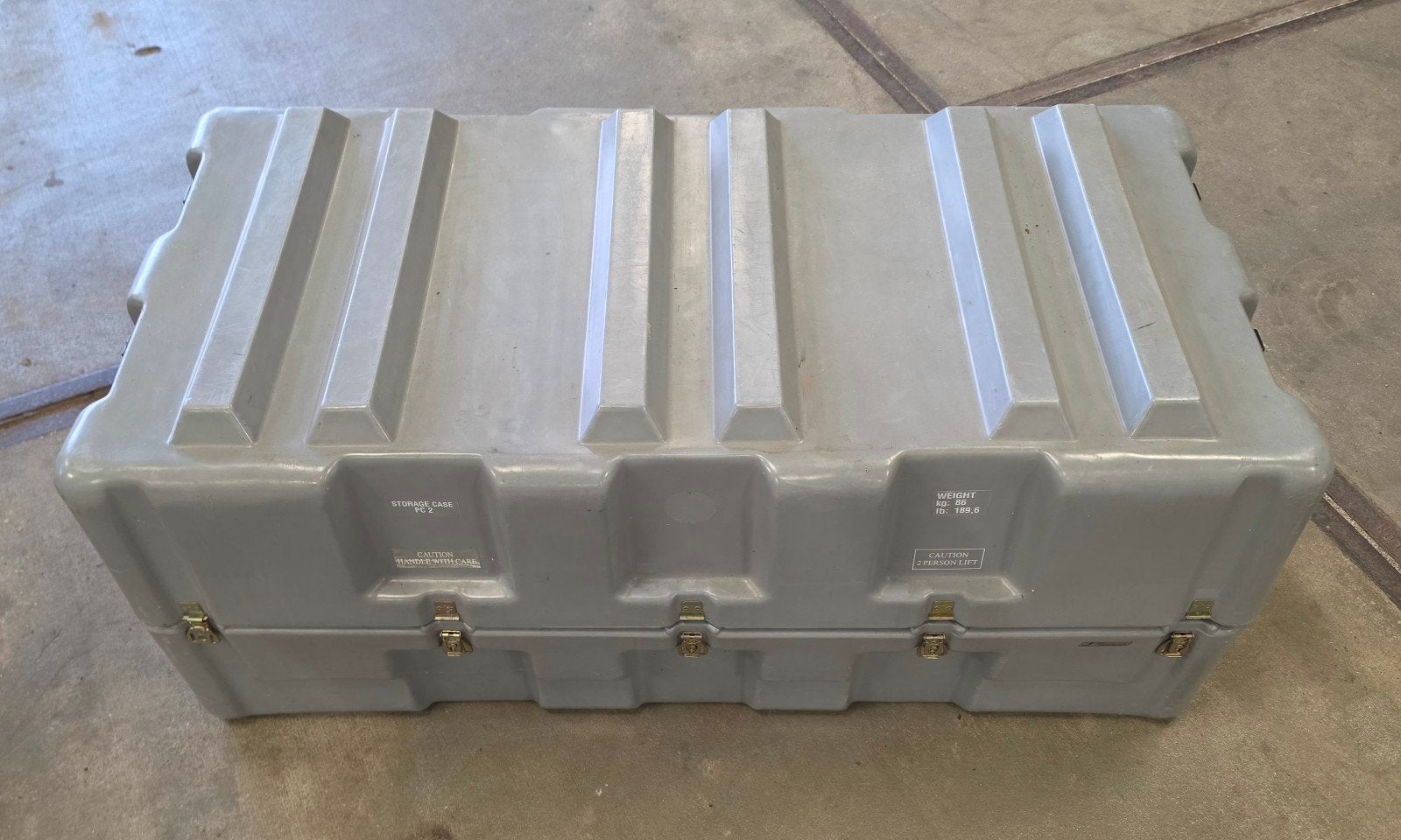 Peli-Hardigg militaire transportkist, Ophalen, Gebruikt, 100 cm of meer, 60 cm of meer