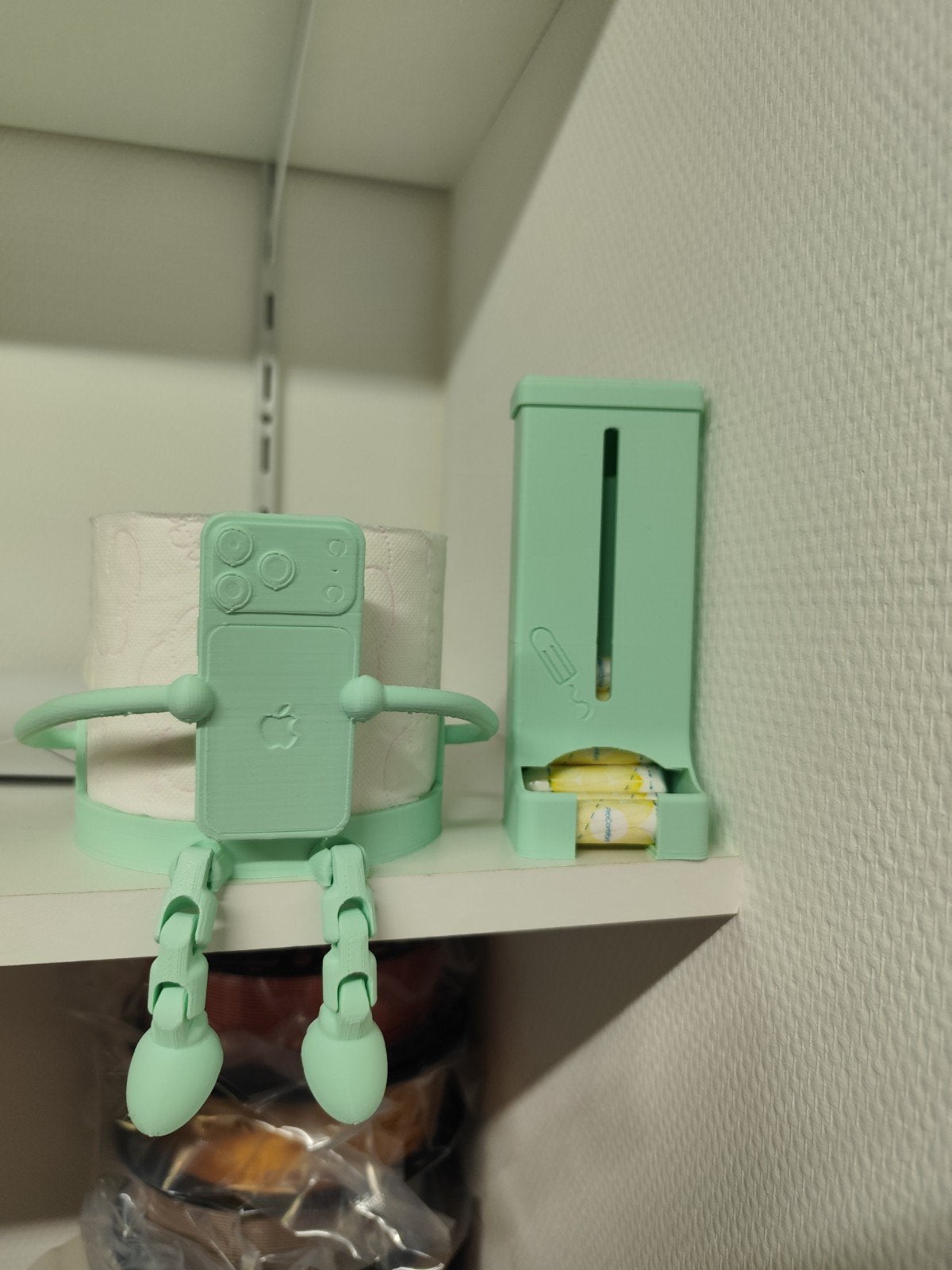 Unieke WC rol en tampon houder set - 3D geprint, Ophalen of Verzenden, Nieuw