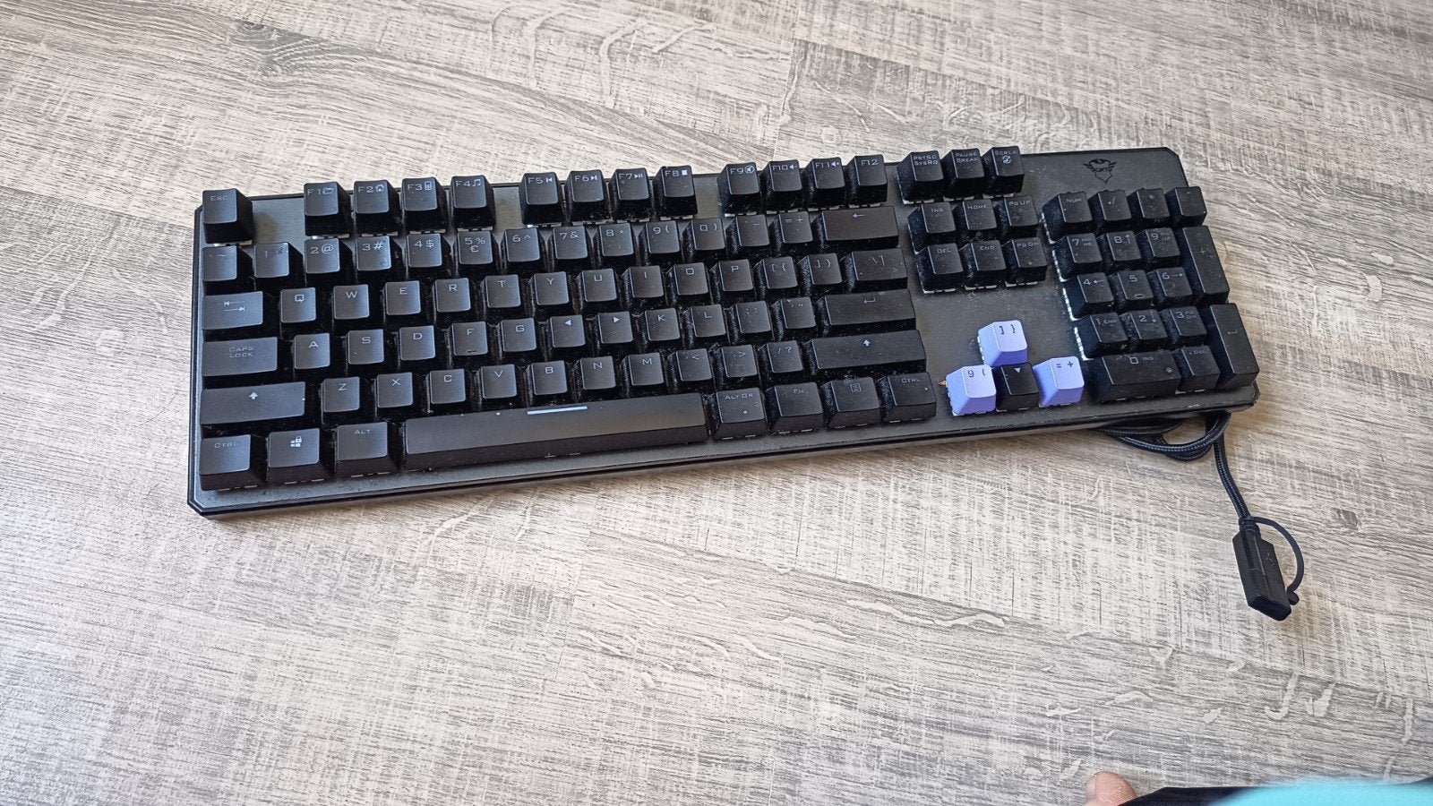 Led GTX Keyboard, Computers en Software, Toetsenborden, Ophalen, Zo goed als nieuw, Qwerty, Verlichte toetsen