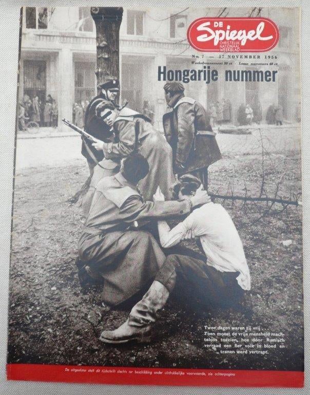 Drie tijdschriften over de oorlog in Hongarije in 1956, Verzamelen, Ophalen of Verzenden, 1940 tot 1960, Buitenland, Tijdschrift
