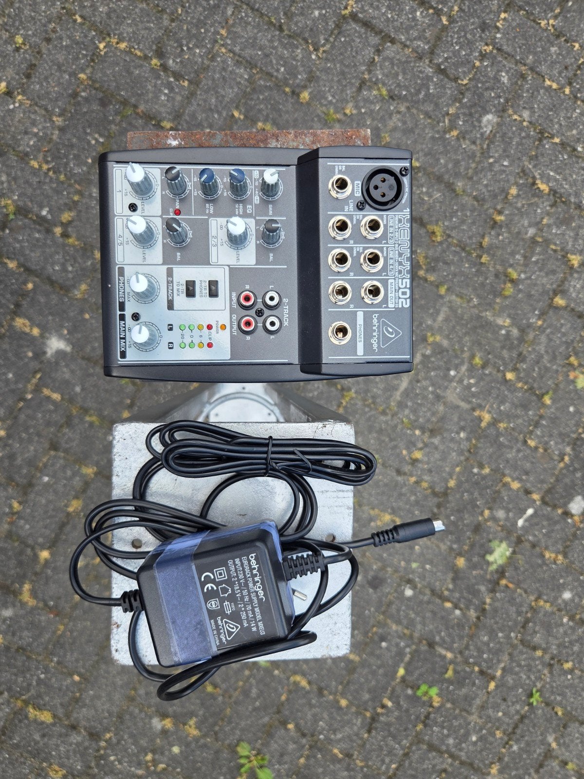 Behringer Xenyx 502 Mixer - Compacte 5-kanaals mengtafel, Overige merken, Zo goed als nieuw, Nvt, Nvt