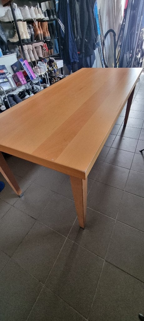 Eettafel, Huis en Inrichting, Tafels | Eettafels, Ophalen, Gebruikt, 50 tot 100 cm, Vijf personen of meer
