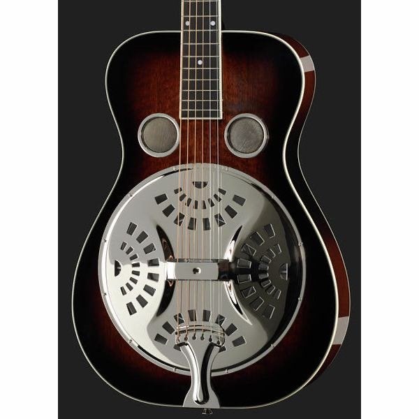 Recording King RR-50-VS Roundneck Resonator Vintage Sunburst, Ophalen, Zo goed als nieuw, Resonator- of Dobrogitaar