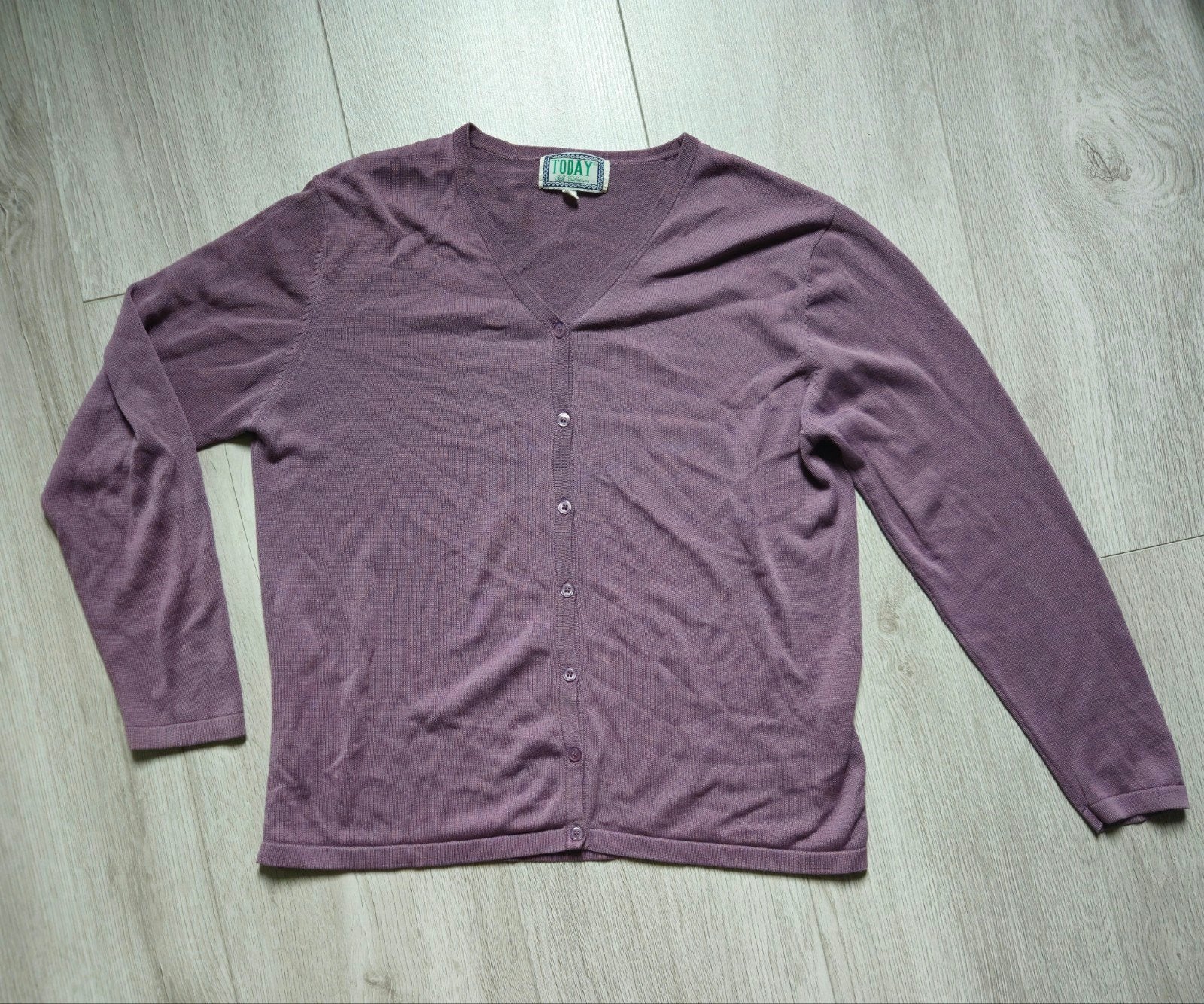 Kastopruiming: Paars vestje van Today maat m, Kleding | Dames, Truien en Vesten, Maat 38/40 (M), Paars, Today, Ophalen of Verzenden