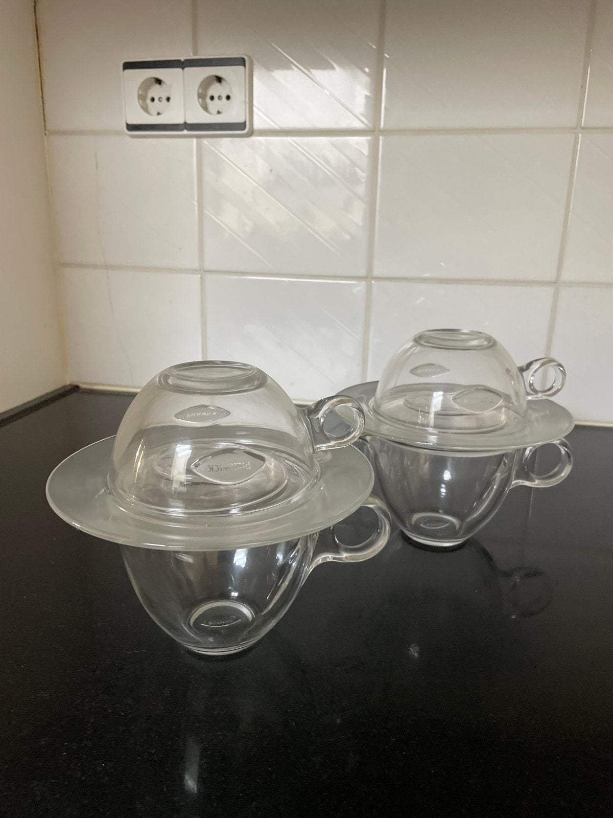Pickwick 1-persoons theepotje met glas. UITSLUITEND OP HALEN, Overige merken, Ophalen, Theepot/fluitketel, Glas
