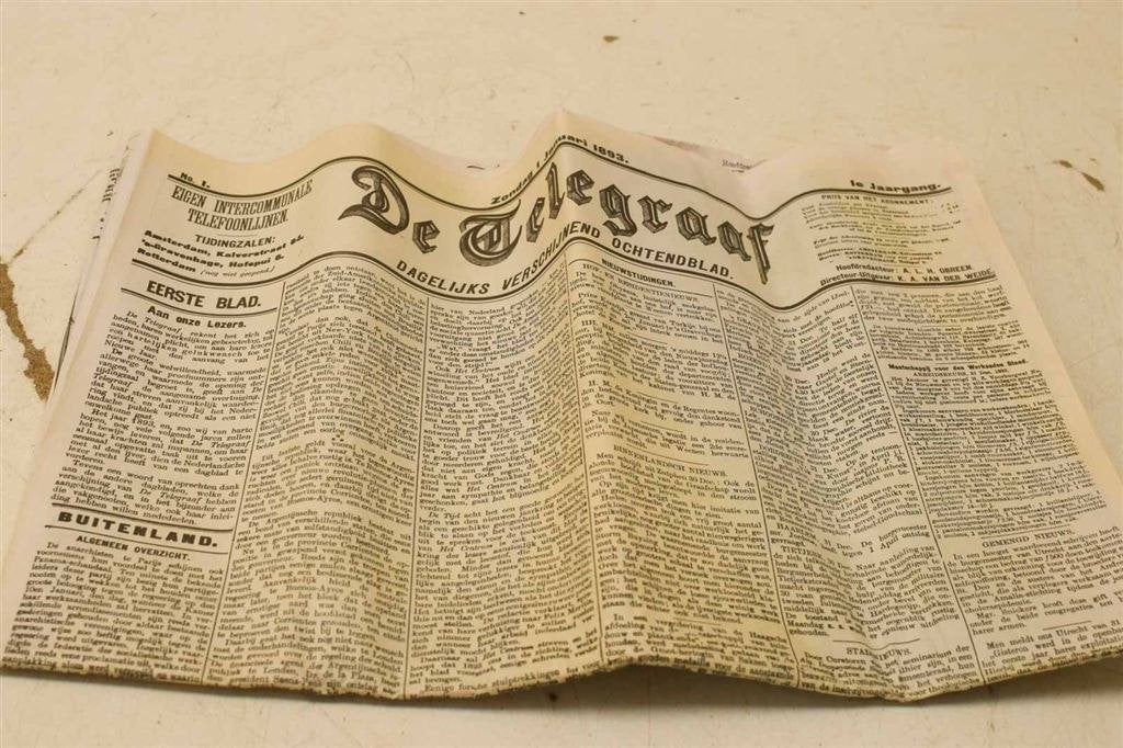Het Jubileumblik van de telegraaf 48299, Verzamelen, Ophalen of Verzenden, Gebruikt, Koek(jes)