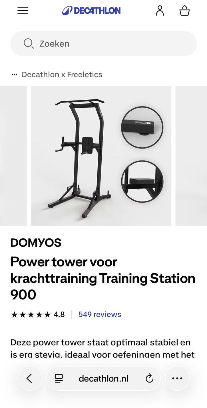 Power Tower - Nieuw gespoten met nieuwe bouten, Ophalen, Krachtstation, Armen, Zo goed als nieuw