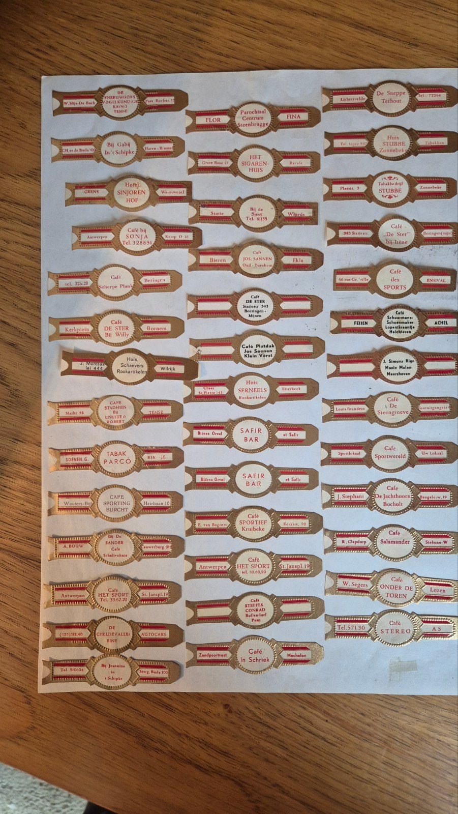 Sigarenbanden, Ophalen, Zo goed als nieuw, Sigarenbandjes