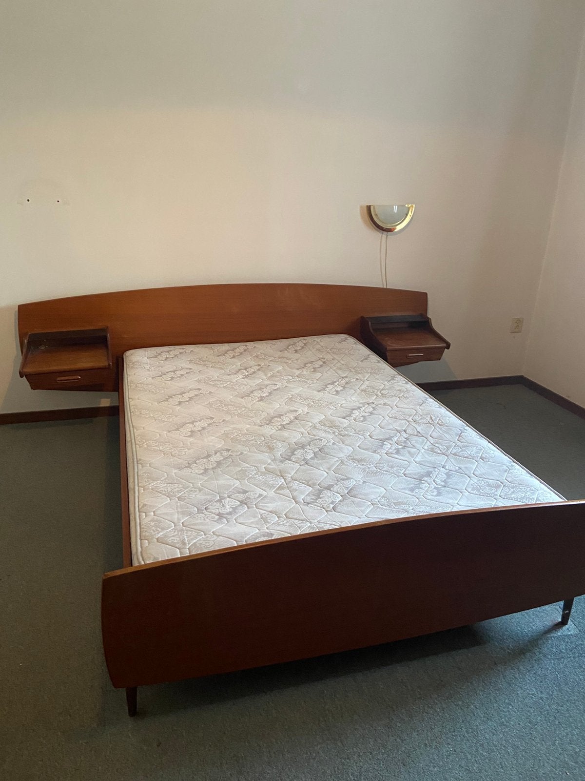 Vintage bed incl matras 130x190, Ophalen, Gebruikt