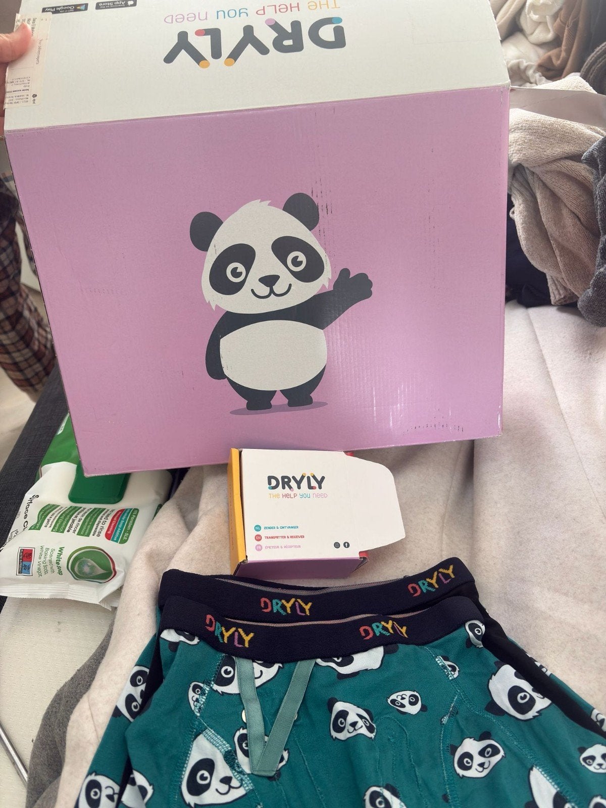 Dryly plaswekker onderbroeken - Panda design, Ophalen, Zo goed als nieuw, Dryly, Jongen of Meisje