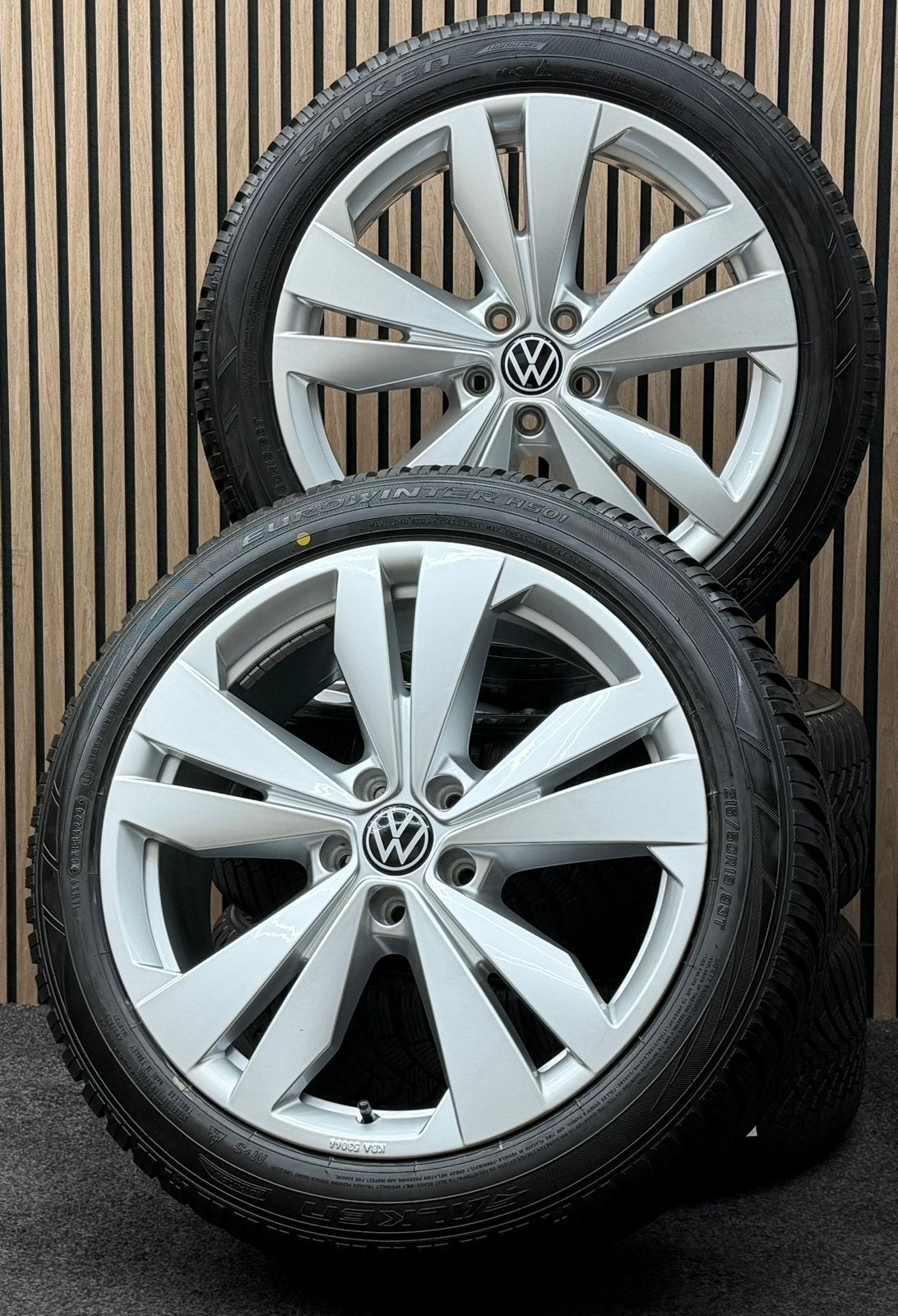ZGAN! Originele 19 inch VW ID.3 Loen 5x112 Falken WINTER!, 215 mm, ., Banden en Velgen, Winterbanden