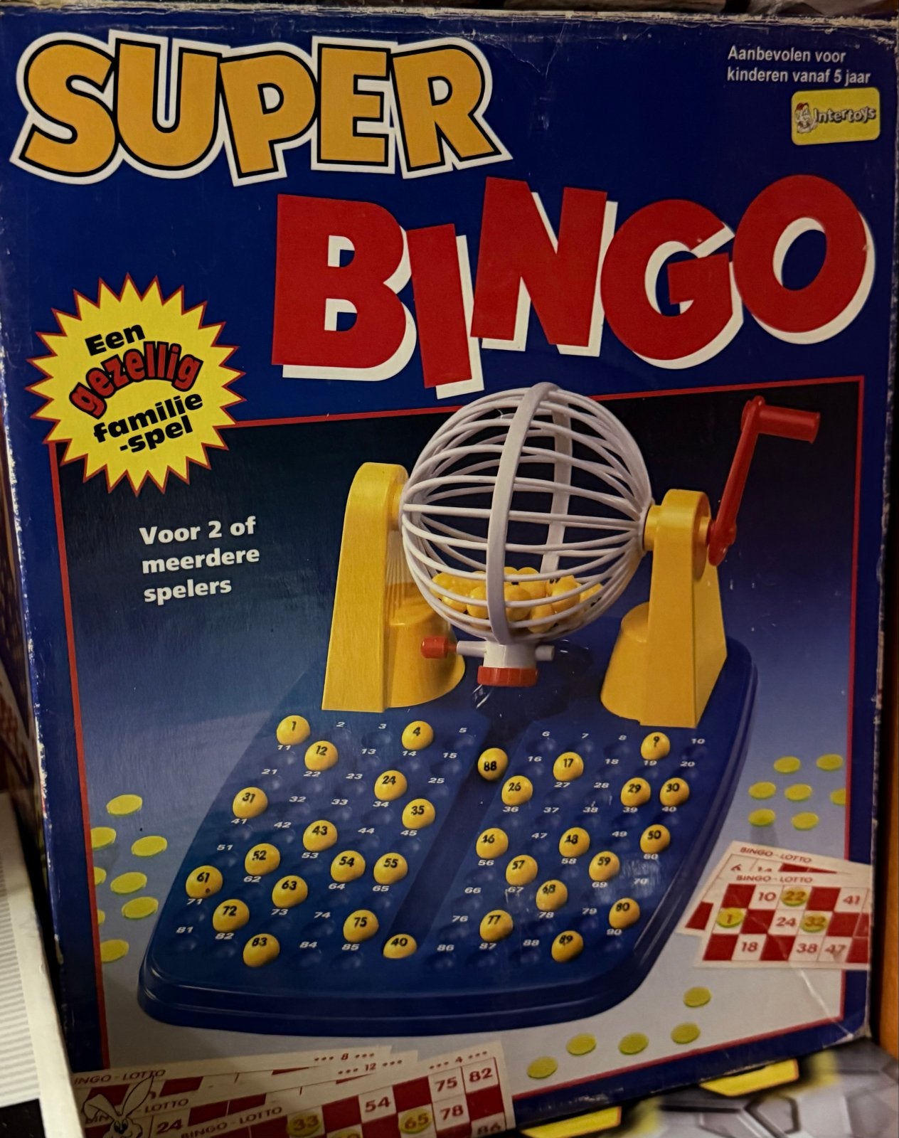 Super Bingo: Een Gezellig Familiespel voor Jong en Oud, Een of twee spelers, Ophalen, Gebruikt