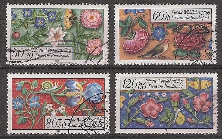Duitsland Bund, Bloemen, 1985., Ophalen of Verzenden, BRD, Gestempeld
