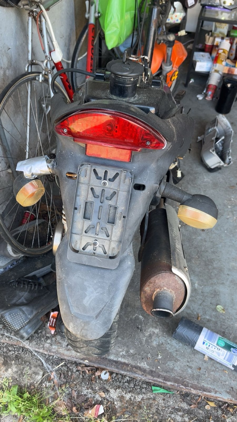 Scooter zonder 123, Ophalen of Verzenden, Gebruikt, Blok