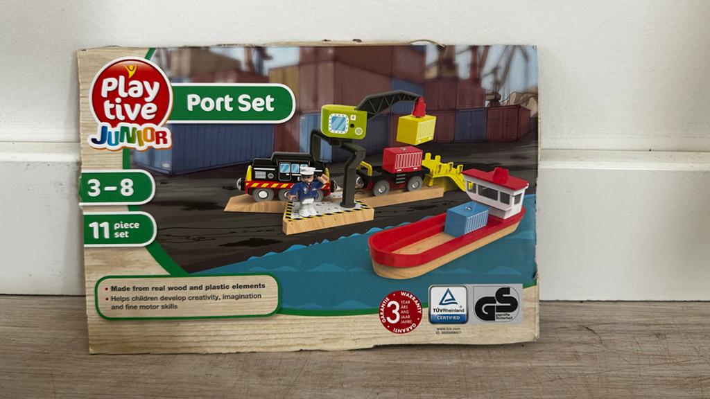 Playtive Junior Haven Set - Houten Speelgoed, Ophalen of Verzenden, Zo goed als nieuw, Overige typen