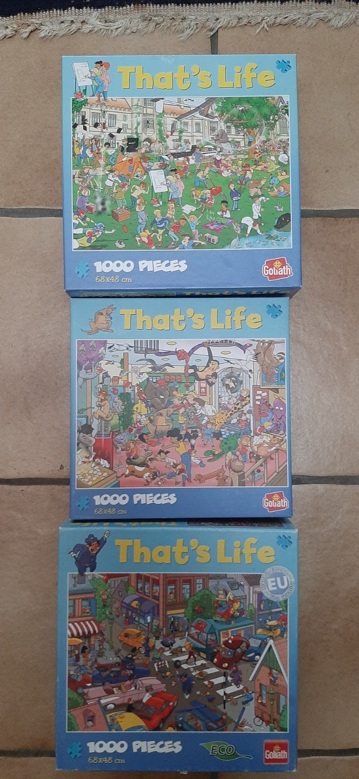That's Life Puzzels., Hobby en Vrije tijd, Ophalen of Verzenden, 500 t/m 1500 stukjes, Zo goed als nieuw