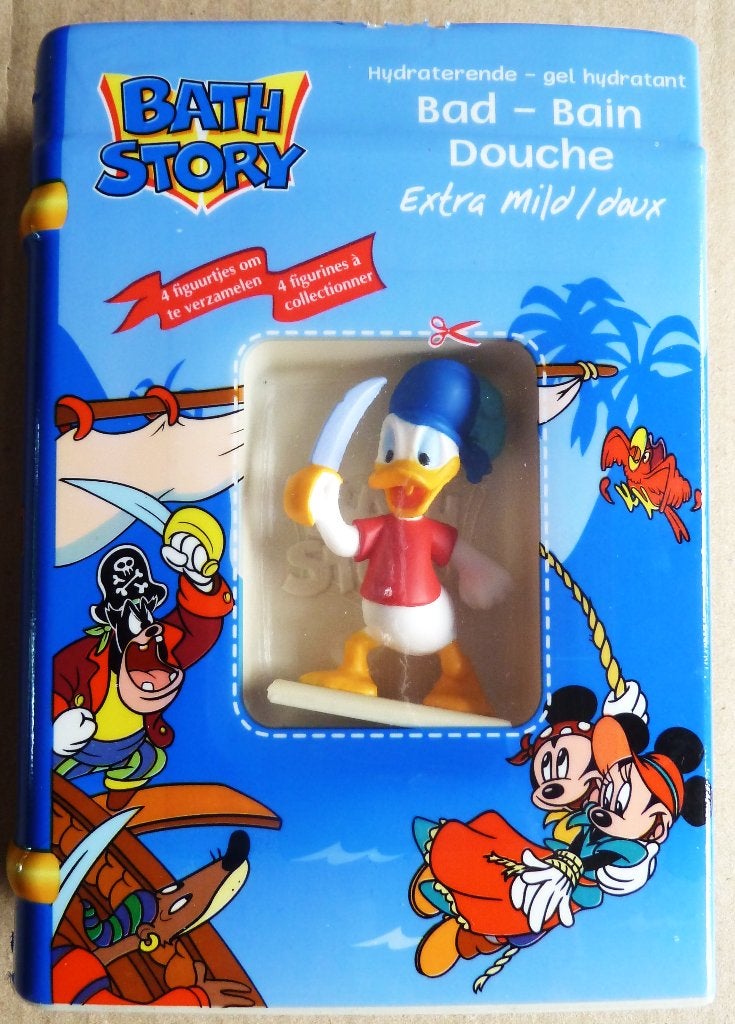 Bath Story met Donald Duck figuur vorm van boek, Verzamelen, Disney, Ophalen of Verzenden, Overige figuren, Nieuw, Beeldje of Figuurtje