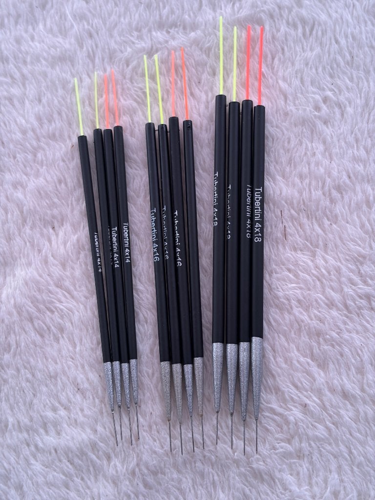 adv 142 / NIEUW serie 12 dobbers TUBERTINI, Ophalen of Verzenden, Nieuw, Dobber of Lood