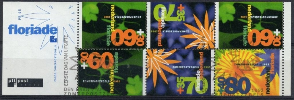 Inhoud boekje (11) - Floriade 1992 - aanhangsel, Verzenden, Na 1940, Gestempeld