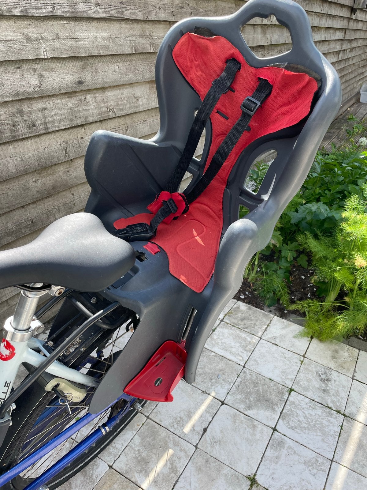 fietszitje achterop, Ophalen, Gebruikt, Achterzitje