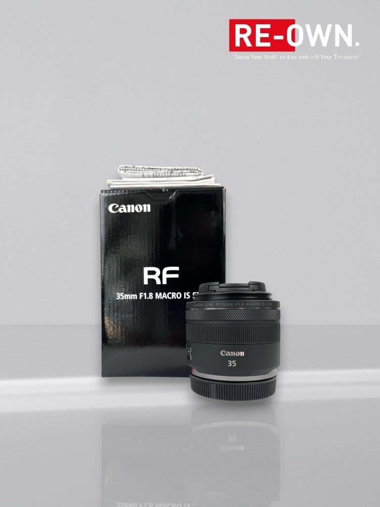 Canon RF 35mm f/1.8 Macro IS STM *NIEUW IN DOOS+FILTER+, Canon, ., Ophalen of Verzenden, Zo goed als nieuw