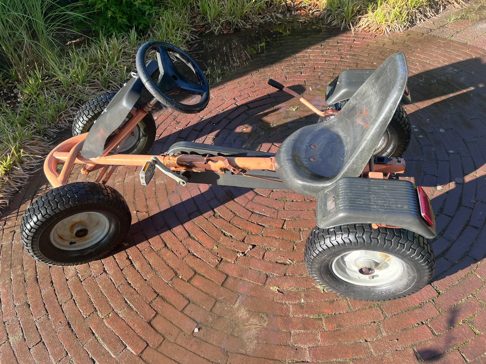 Mammoet skelter met extra stoeltje, Ophalen, Zo goed als nieuw, Berg