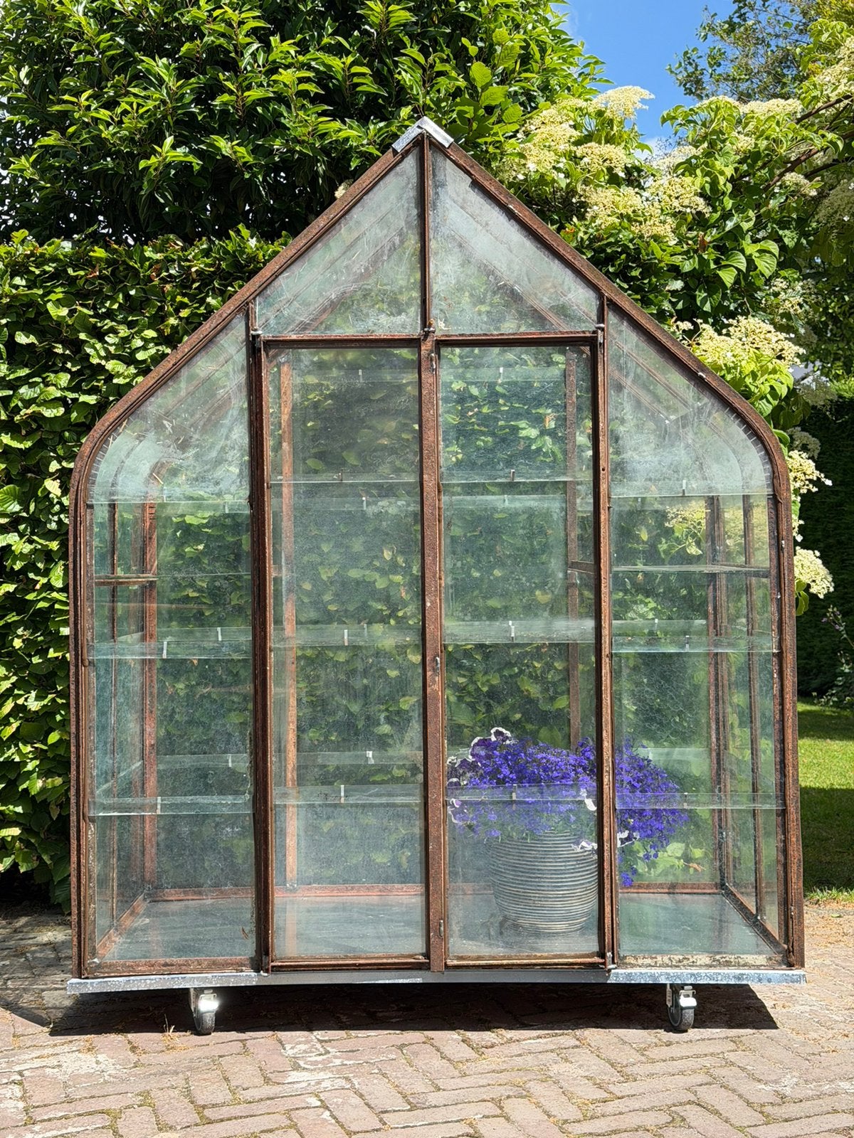 Handgemaakt | Vintage Greenhouse Tuinkas Plantenkas Kweekkas, Tuin en Terras, Kweekspullen, Ophalen of Verzenden, Zo goed als nieuw