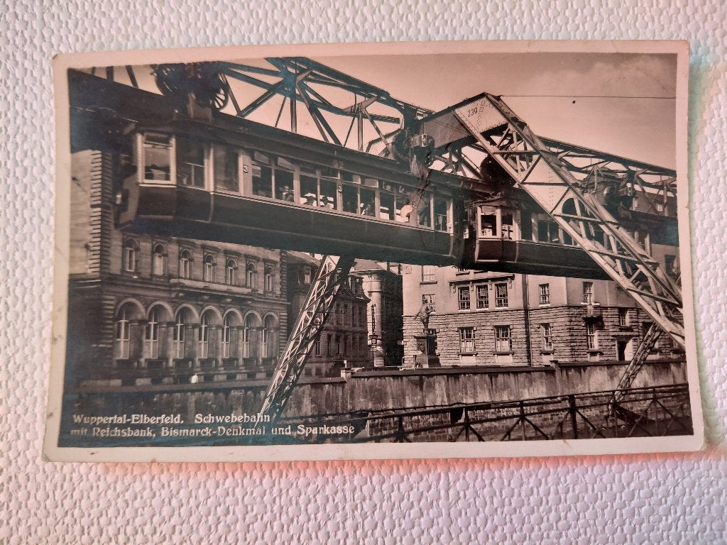 Zweeftrein, Wuppertal, Rijksbank/ spaarbank, gelopen,, Verzenden, 1960 tot 1980, Gelopen
