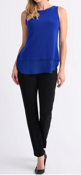 Joseph Ribkoff chique blauwe top mt 36 valt mt 38, Maat 38/40 (M), ., Joseph Ribkoff, Nieuw