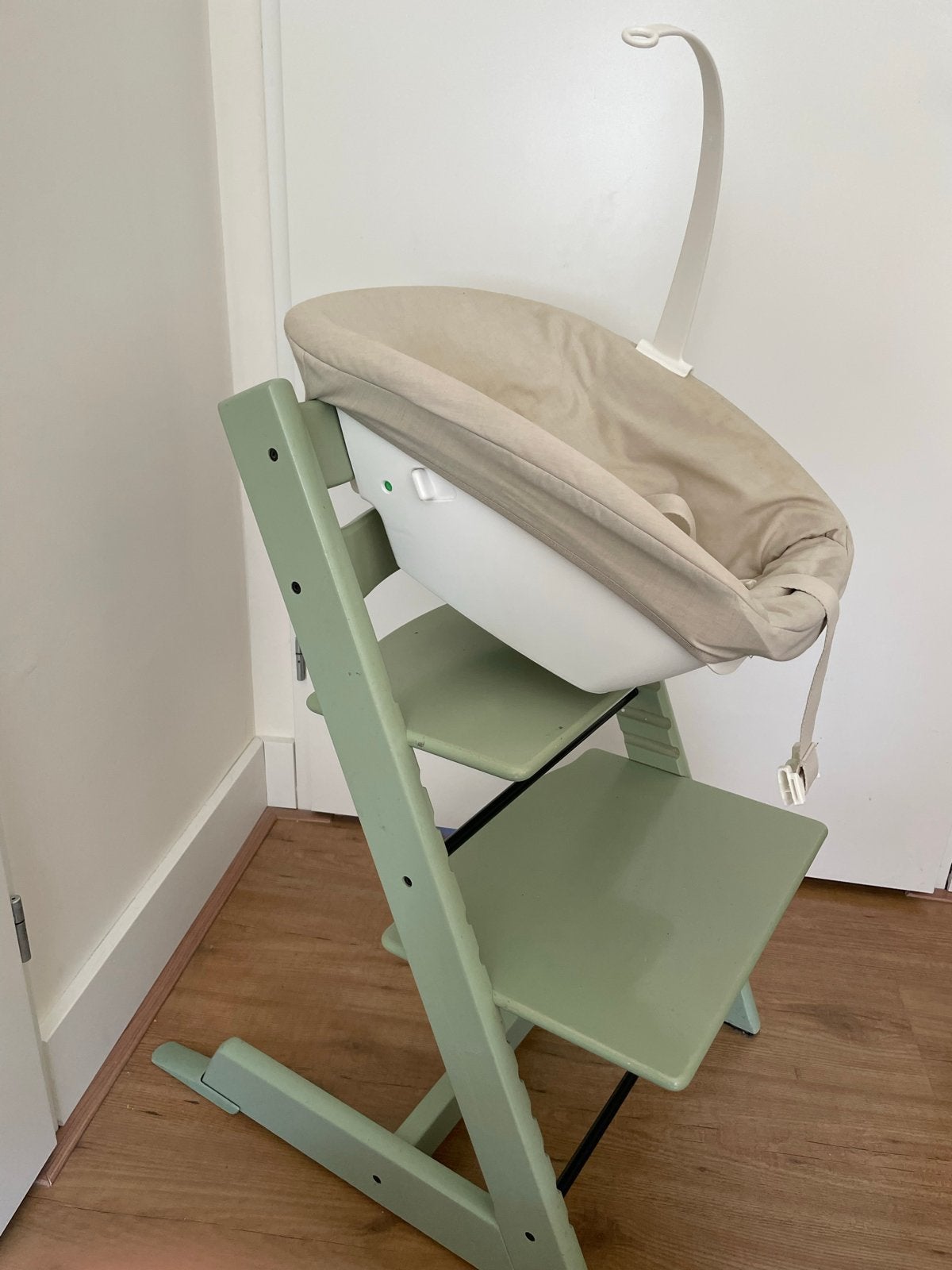 Stokke Tripp Trapp newborn set stoeltje, Ophalen, Gebruikt