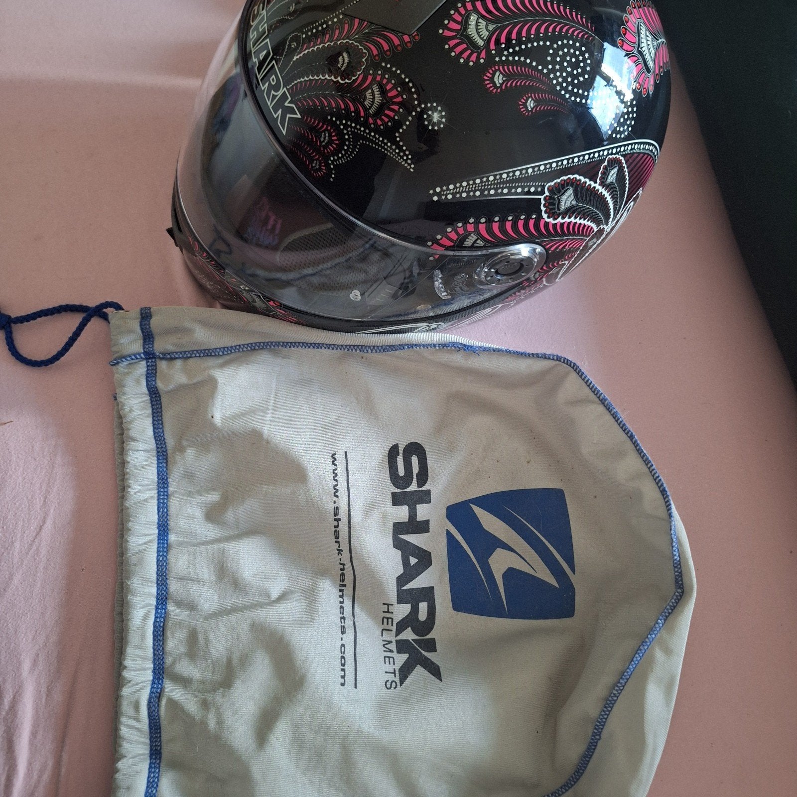motorhelm Shark Dames, Motoren, Kleding | Motorhelmen, Ophalen, Shark, Overige typen, S