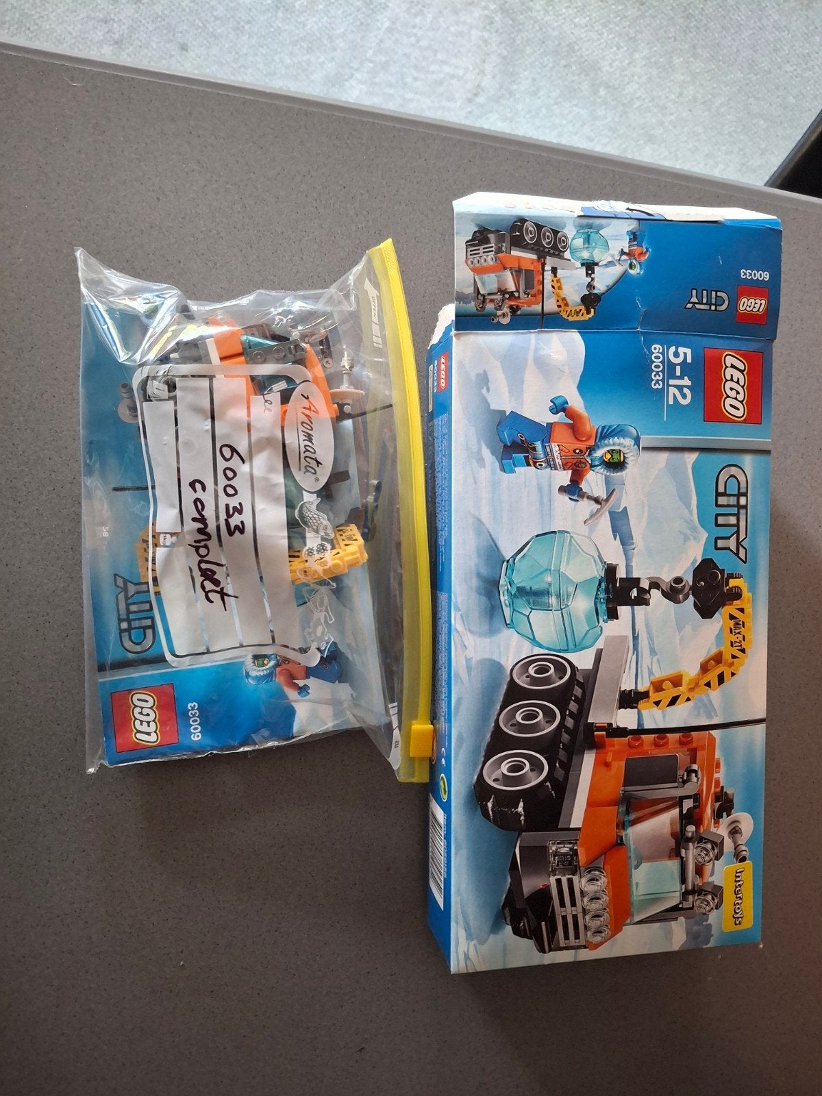 Lego City 60033 Arctische rupsvoertuig met minifiguur, City, Inclusief instructies, Lego, Ophalen of Verzenden