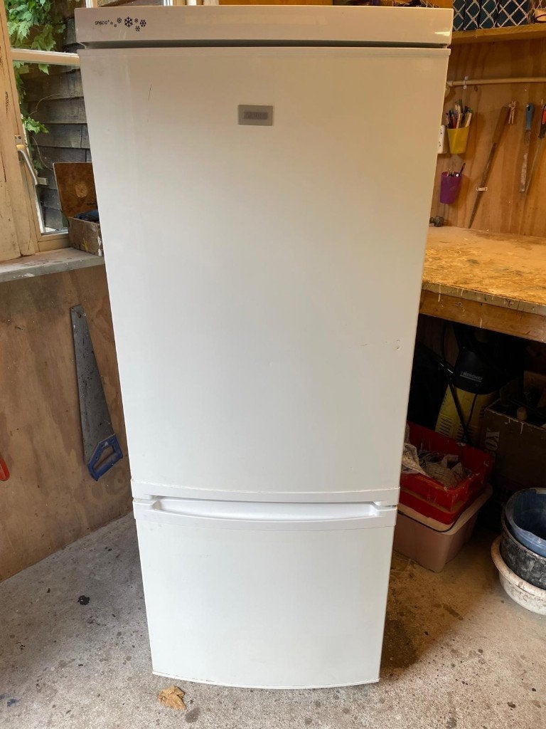 Zanussi koel-vries combinatie, Witgoed en Apparatuur, Ophalen, Gebruikt, 200 liter of meer, Met aparte vriezer