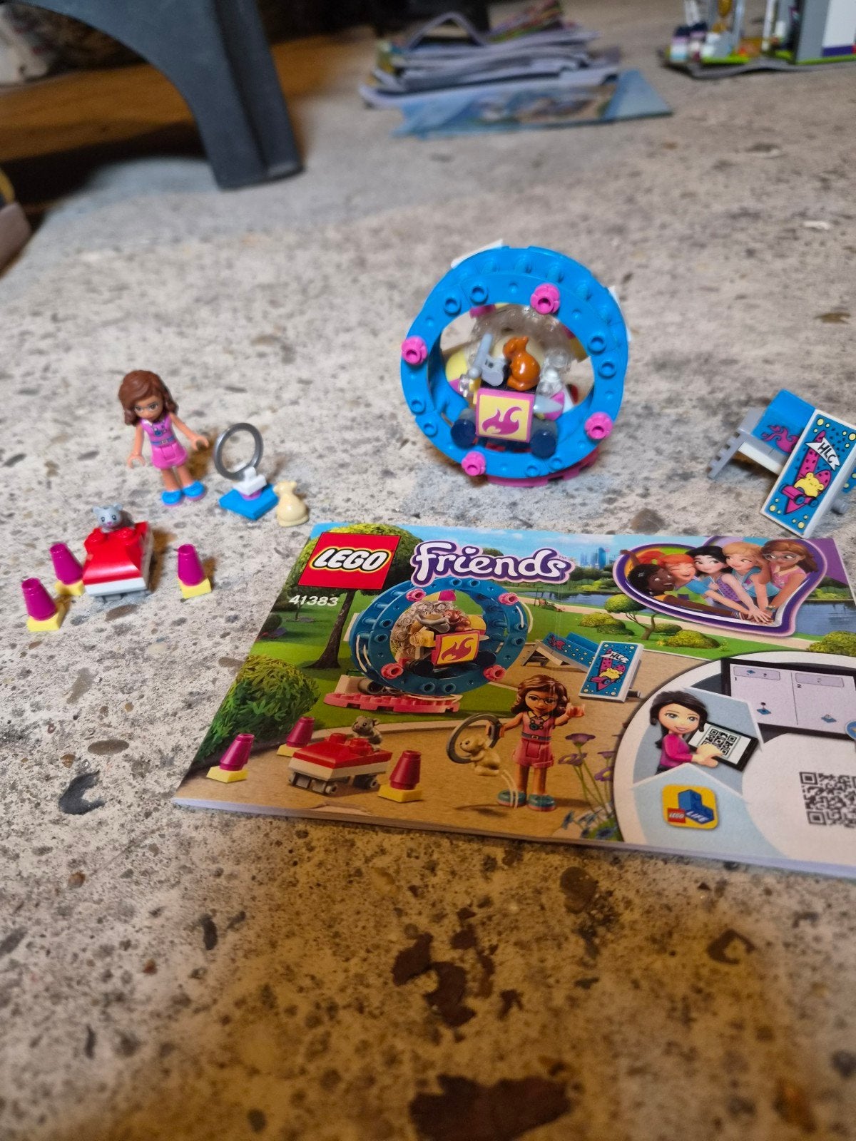 Lego Friends 41383 Emma's Speelkubus - Zo goed als nieuw, Ophalen, Lego, Friends, Zo goed als nieuw