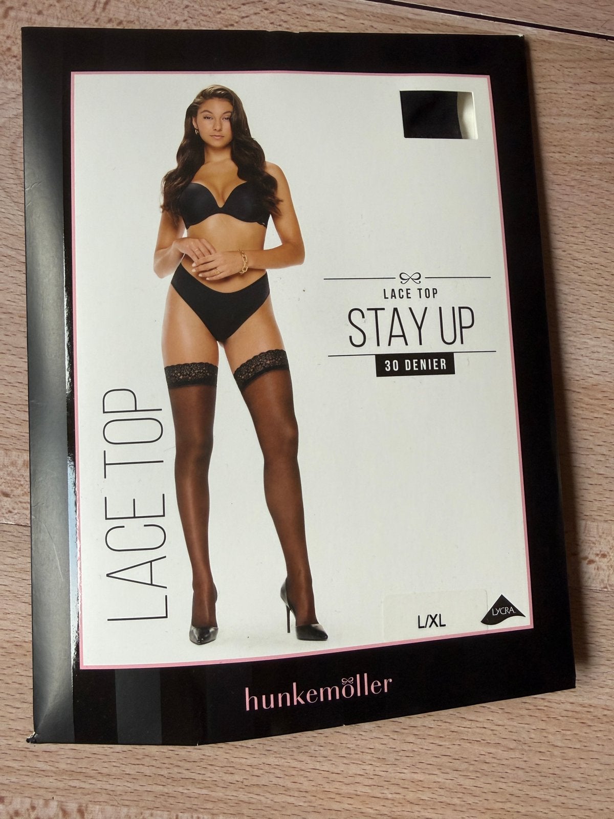 Stay ups l/xl, Ophalen of Verzenden, Zo goed als nieuw, Zwart, Panty