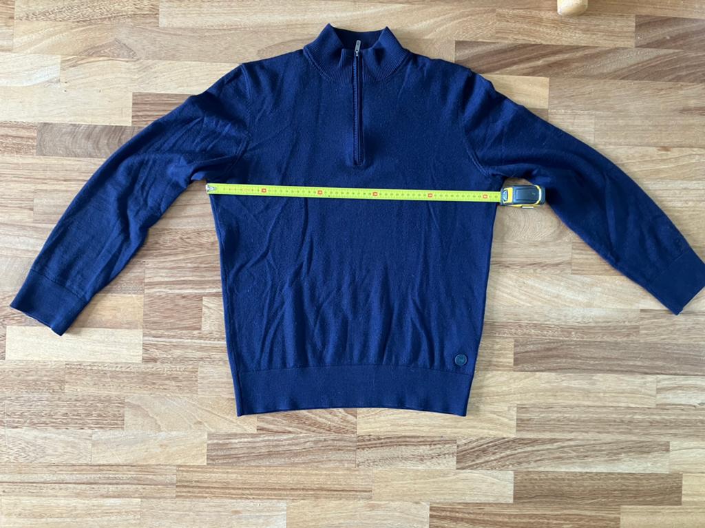 State of Art coltrui L - Donkerblauw met Rits, Ophalen of Verzenden, Zo goed als nieuw, Maat 52/54 (L), Blauw