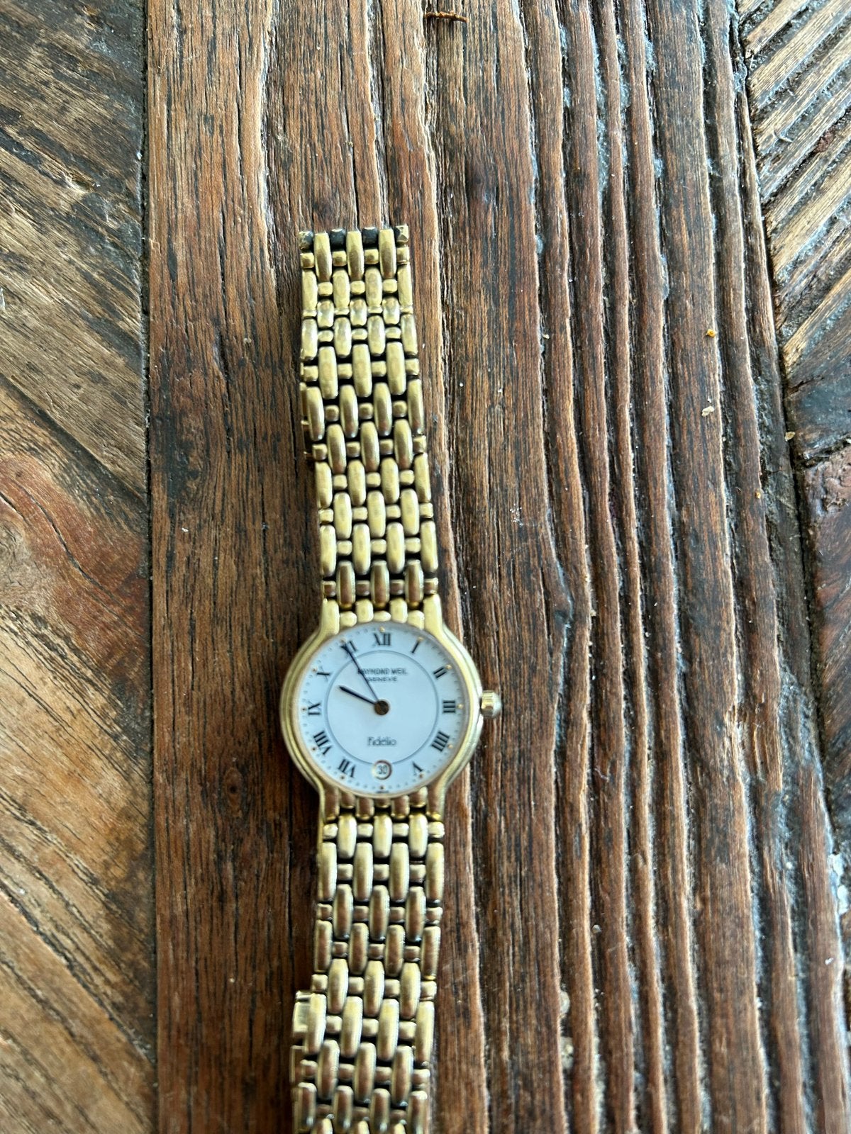 Raymond Weil Fidélio Dames Horloge Goudkleurig, Staal, Gebruikt, Polshorloge, Goud