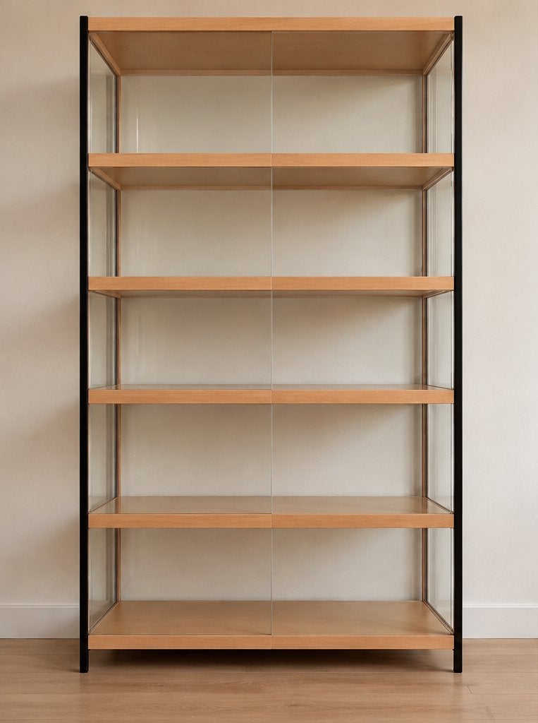 Kewlox Vitrinekast NR. 2, Ophalen, Met plank(en), 100 tot 150 cm, Minimalistisch
