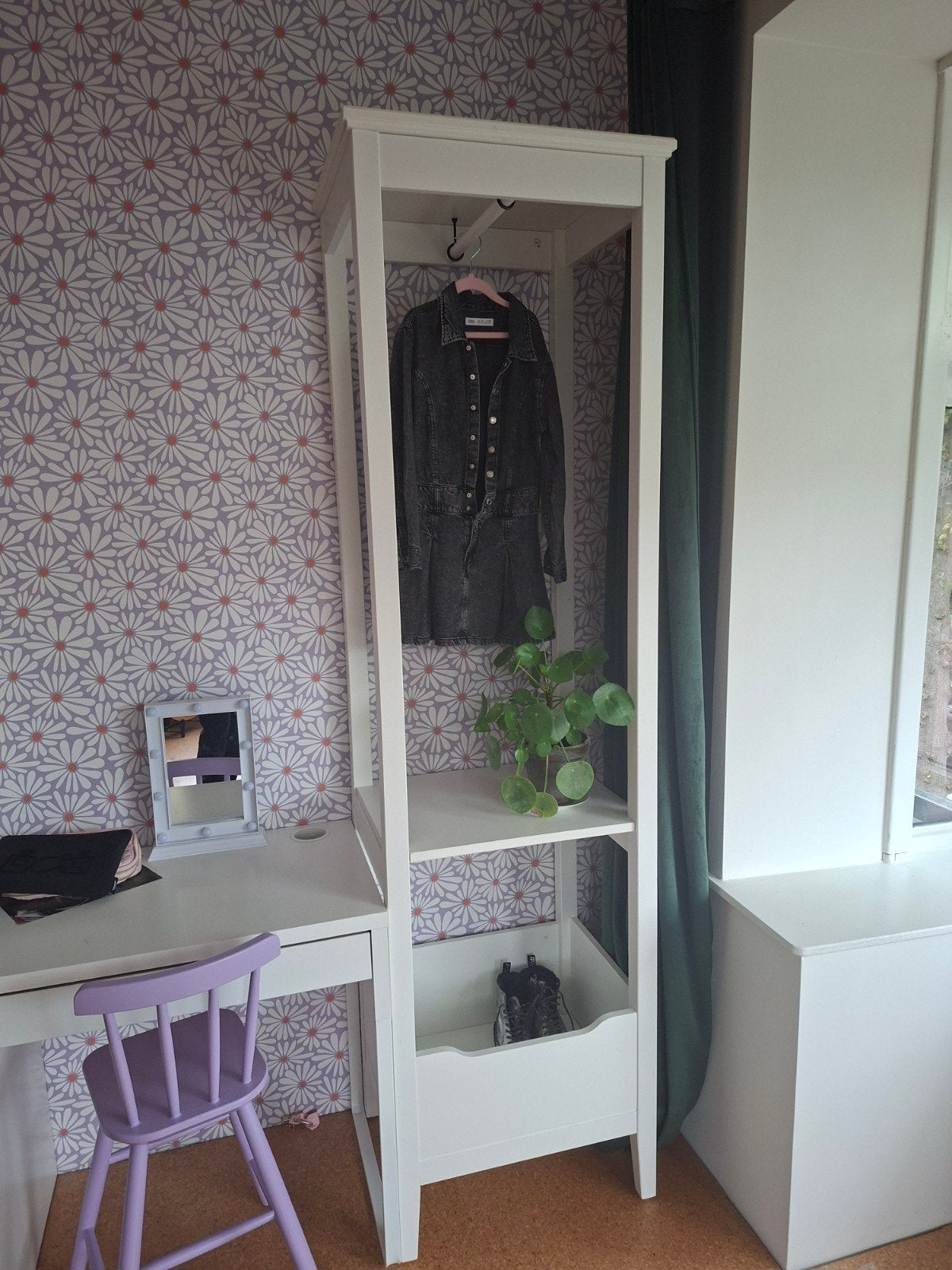 Ikea Idanas open kast / kapstok / garderobekast, Ophalen, Gebruikt, 200 cm of meer, Met plank(en)