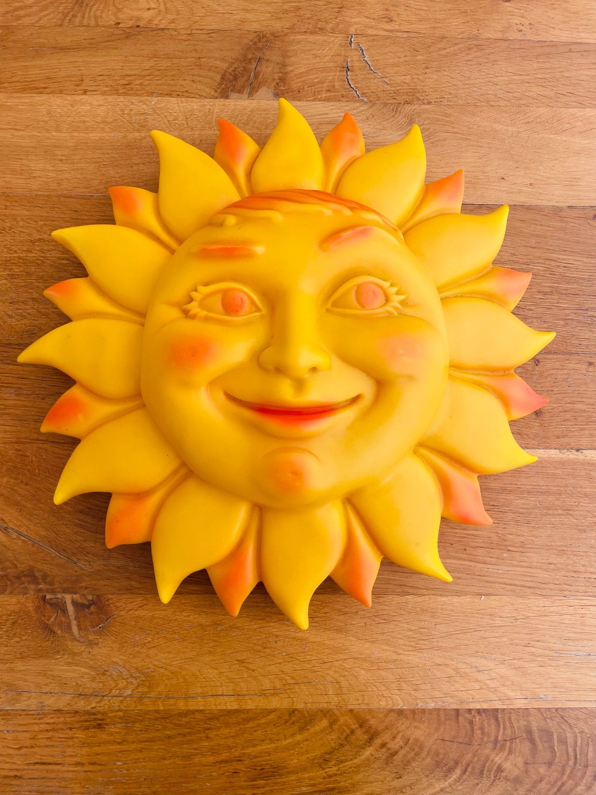 Vrolijke lamp met zon, Gebruikt, Overige stijlen, Kunststof, Ophalen of Verzenden