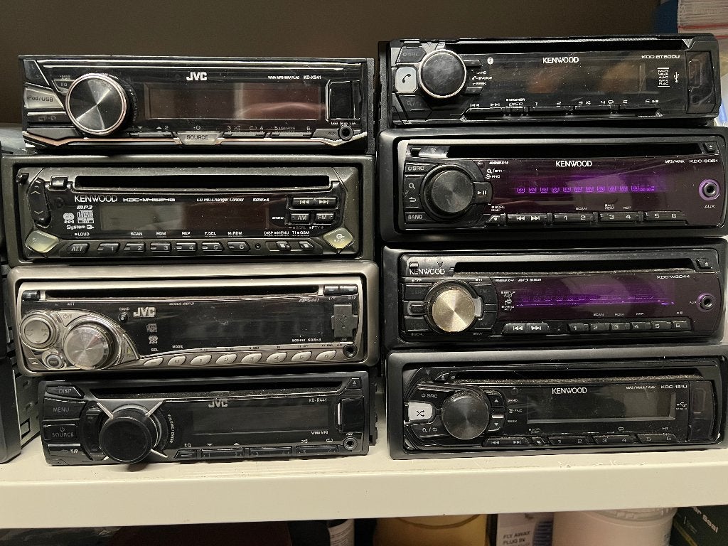 Autoradio`s diverse merken totaal 19 stuks, Auto diversen, Autoradio's, Ophalen of Verzenden, Gebruikt