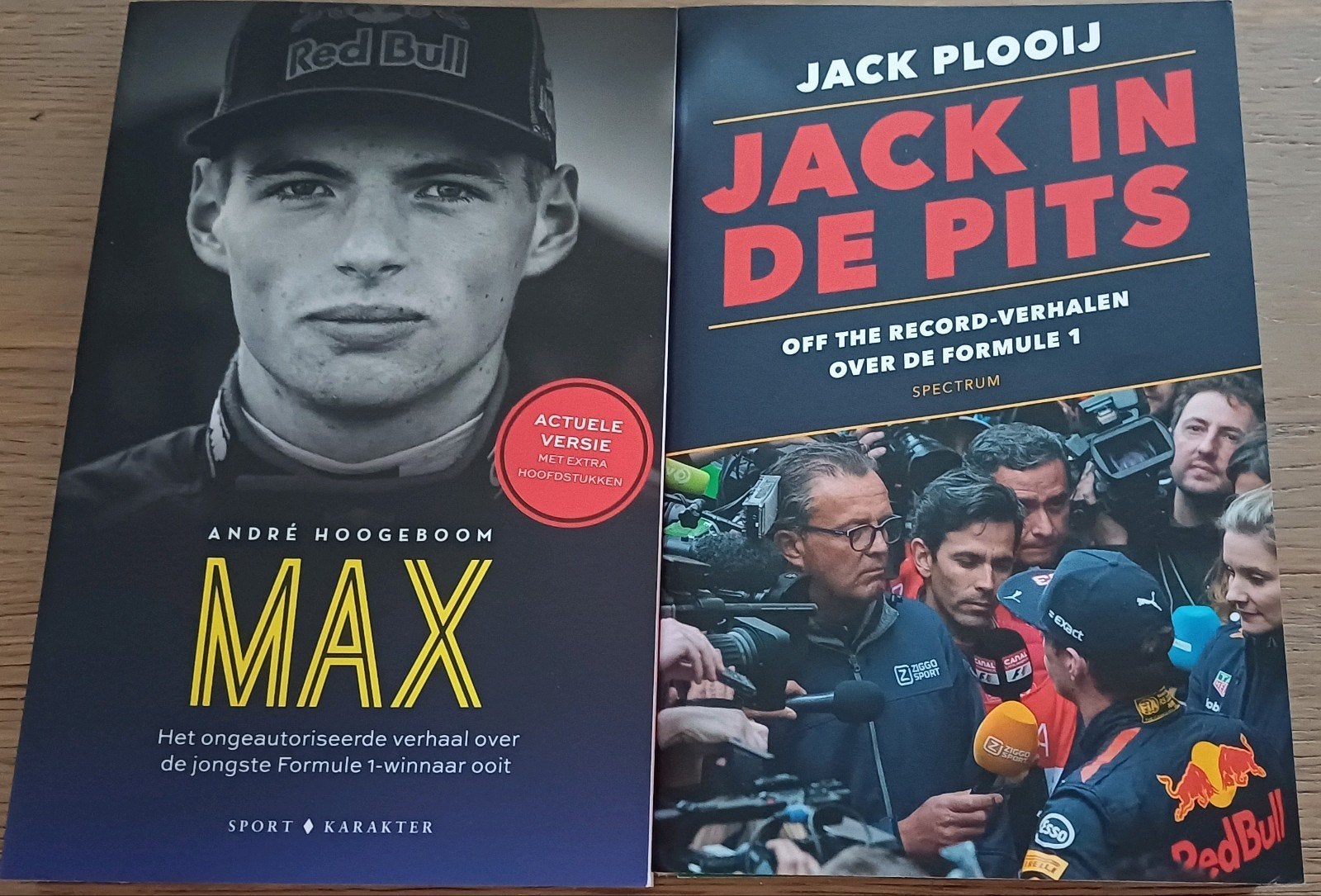 Boeken: MAX (André Hoogeboom)& Jack in de Pits (Jack Plooij), Ophalen of Verzenden, Zo goed als nieuw, André Hoogeboom, Jack Plooij