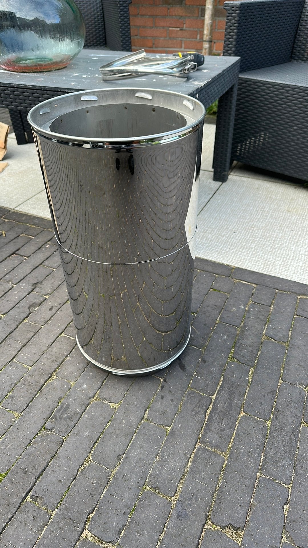 Pas stuk voor dubbelwandige kachel pijp, Huis en Inrichting, Ophalen, Nieuw, Hout, Overige soorten